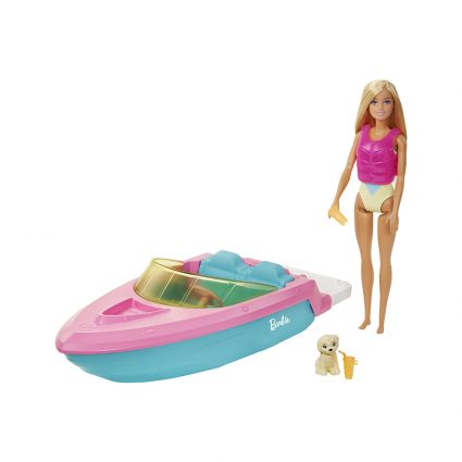 BARBIE DOLL AND BOAT