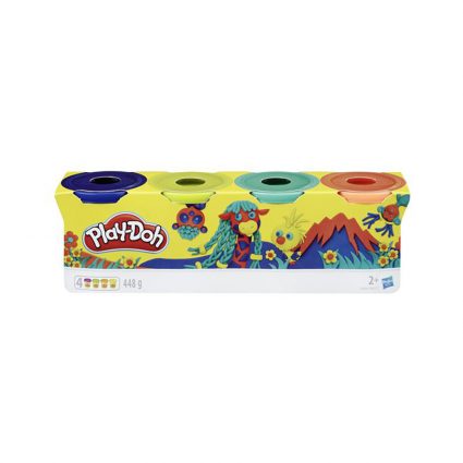 PLAY-DOH 4-PACK CLASSIC/WILD/SWEET, ASST