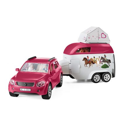 SCHLEICH HORSE ADVENTURES WITH CAR AND T