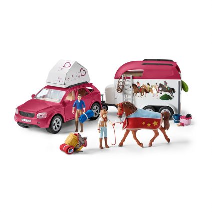 SCHLEICH HORSE ADVENTURES WITH CAR AND T