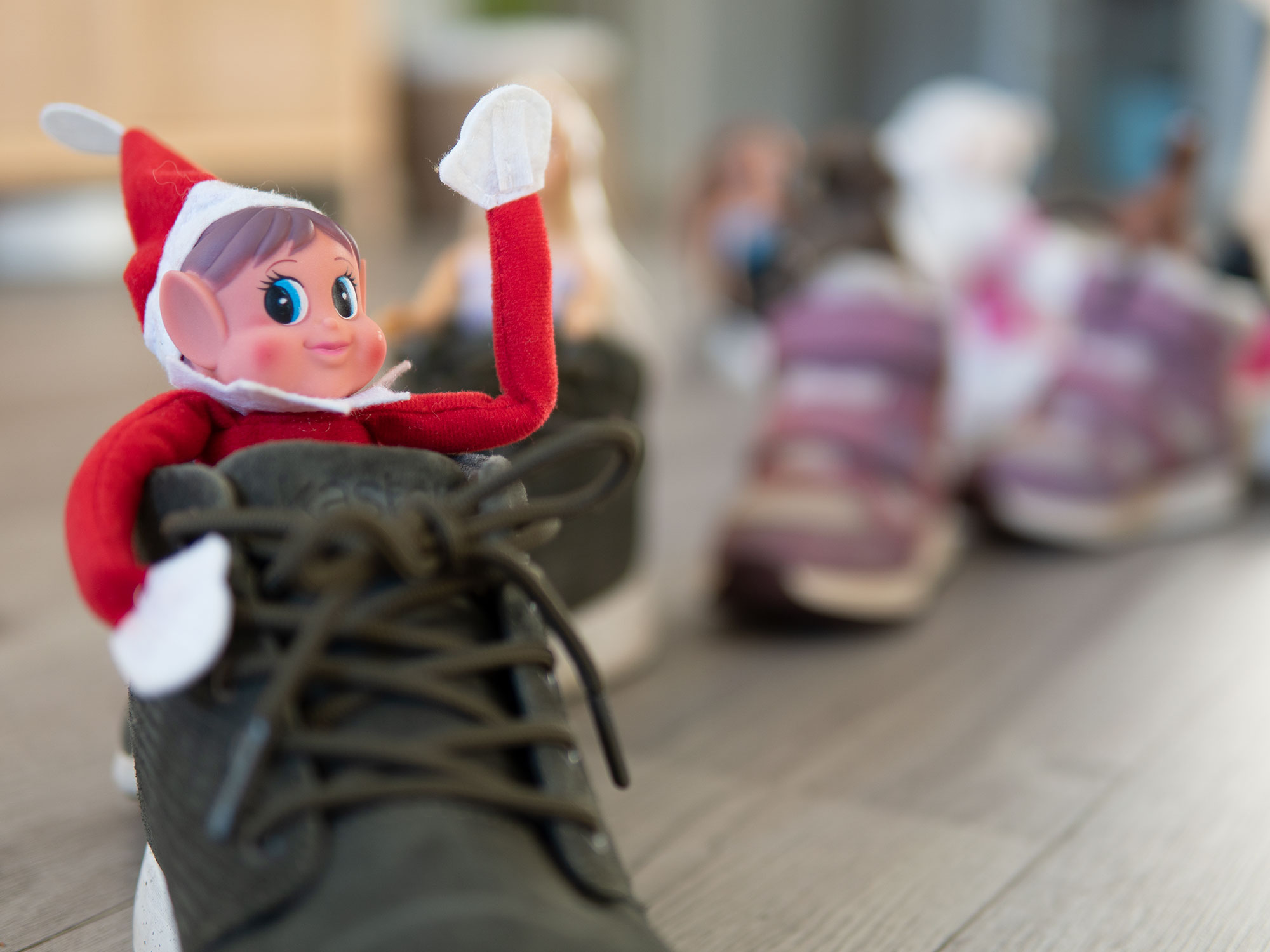 Rampenissen har laget tog av sko