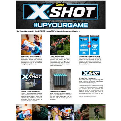 X-SHOT CHAOS 50 DART BALLS REFILL BLISTE