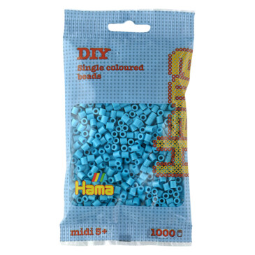 HAMA 49 AZURE MIDI PERLER 1000 PCS.