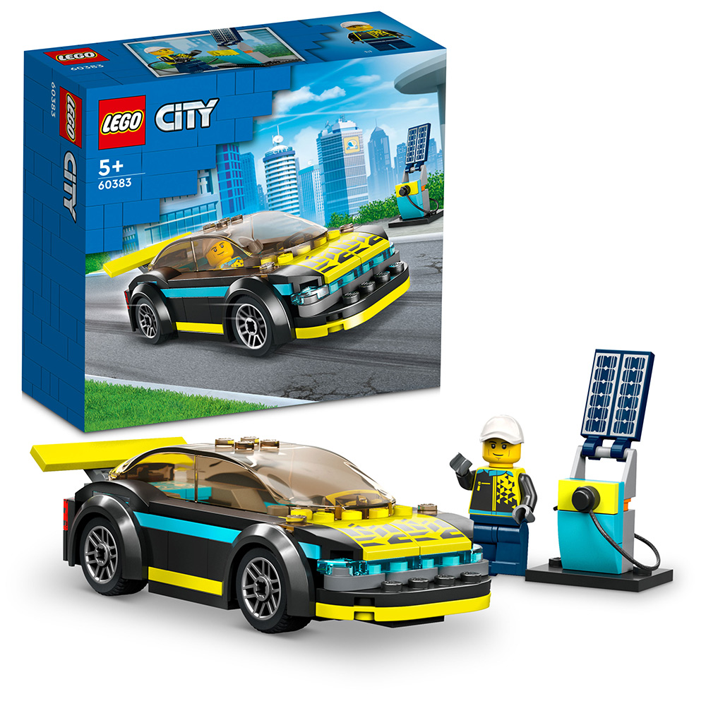 Ringo Leker - LEGO City 60383 - Elektrisk racerbil