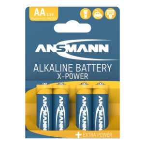 4 PK AA X-POWER BATTERIER.