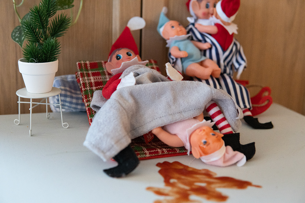 Rampenissen føder trillinger