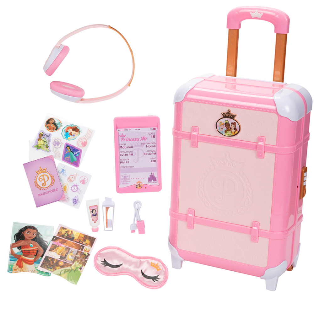 Maquillage enfant fille 10pcs jeu de faux maquillage pour filles rose