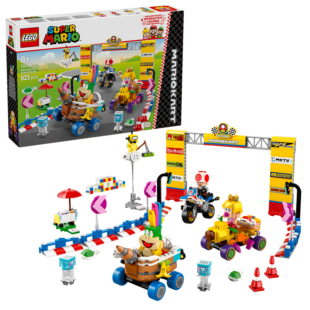 LEGO 72036 MARIO KART BABY PEACH OG GRAN - Ringo.no