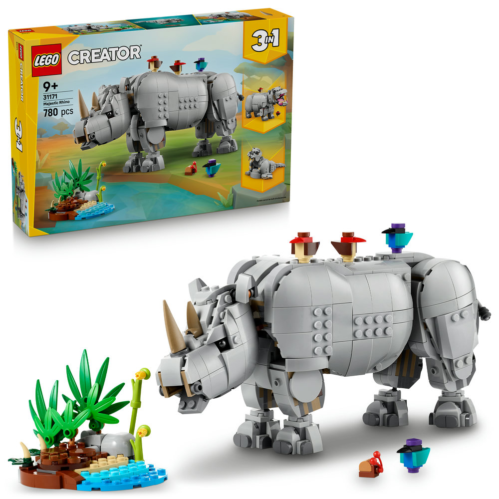 LEGO 31171 STORSLÅTT NESHORN - Ringo.no LEGO 31171 STORSLÅTT NESHORN - Ringo.no