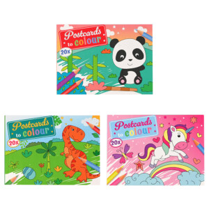 FARGELEGGINGSPOSTKORT, 3 ASS..