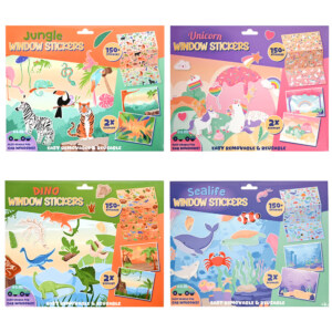 VINDUSKLISTREMERKER, 4 ASS..