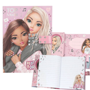 TOPMODEL DAGBOK M/KODE OG MUSIKK MY BFF.