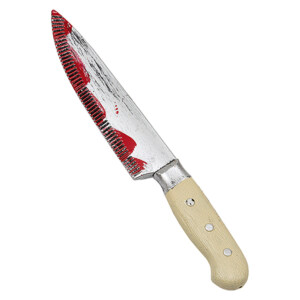 BLOODY KITCHEN KNIFE.