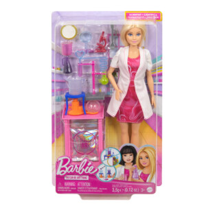 BARBIE CAREER DELUXE SCIENTIST SET.