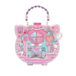 SMINKESETT I BOKS M/TILBEHØR.