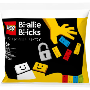 LEGO 30711 LEK MED BLINDESKRIFTKLOSSER.