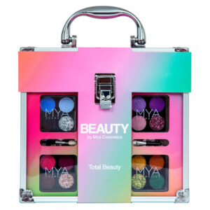 MYA MAKE UP TRANSPARENT MAKE UP CASE.