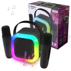 DUO KARAOKE PARTY SPEAKER - BLACK.