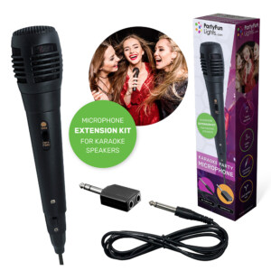 WIRED MICROPHONE INCLUSIVE.