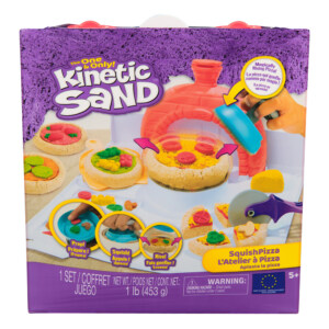KINETIC SAND SQUISH PIZZA.