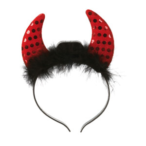 DJÆVULSHORN MED LJUS.