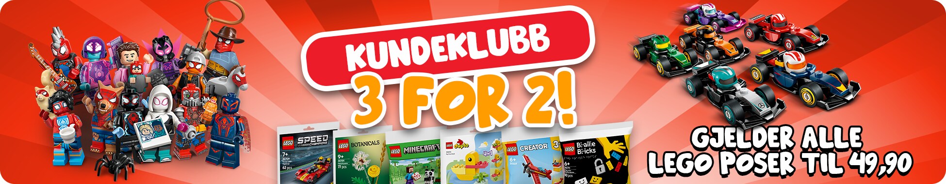 Kundeklubbtilbud november 3 for 2