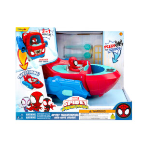 SPIDEY TRANSFORMING WEB-WAVE CRUISER.