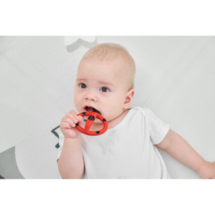 Mombella Ladybug U‑formet Tannbørste & Biteleke