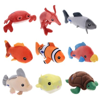 Fisch 10 cm Plysj Blind Box