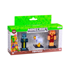 MINECRAFT 3D 6 CM FIGURE 3 PACK WINDOW B