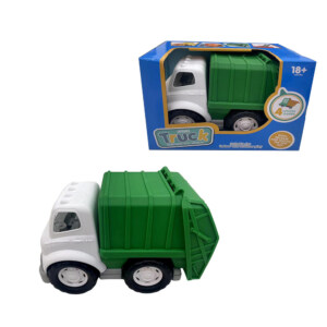 SØPPELBIL I SOLID PLAST (30CM)