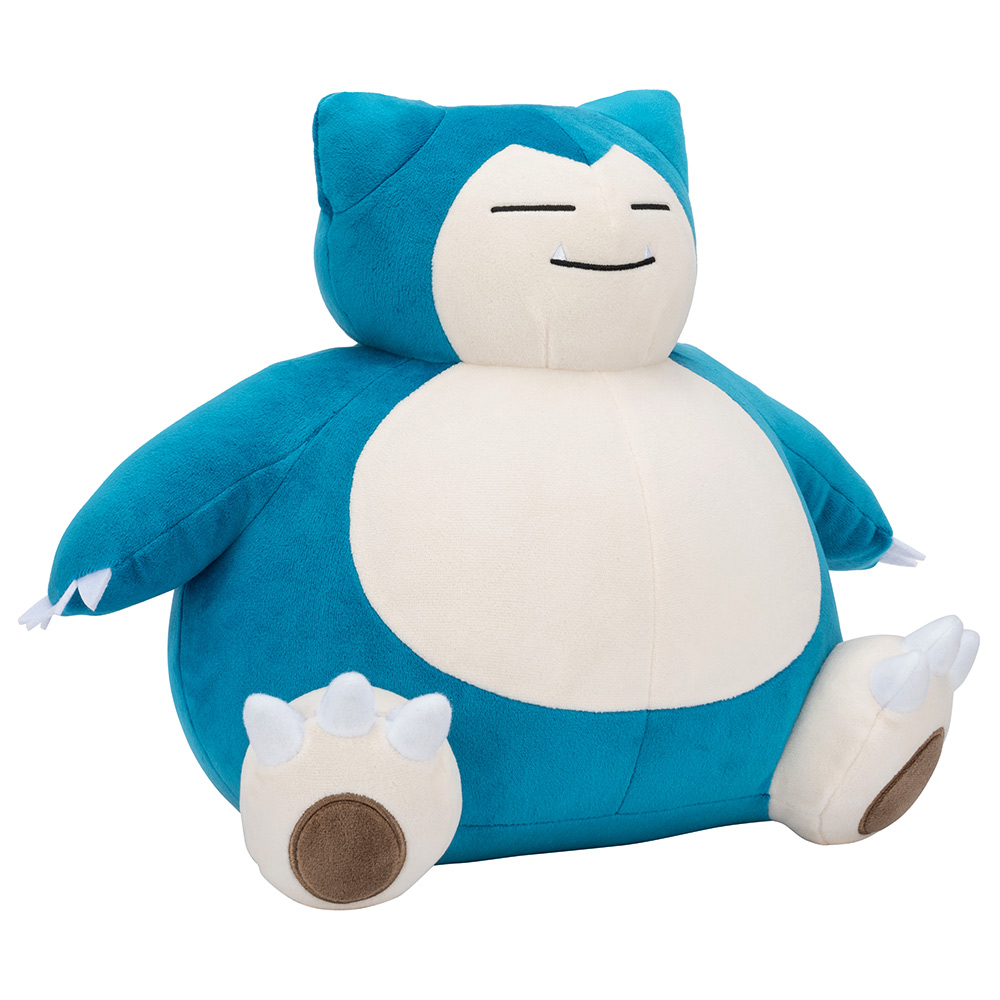 Pokémon Peluche Snorlax 30 Cm – Ultra Doux – Officiel Jazwares – Collection Dès 3 Ans
