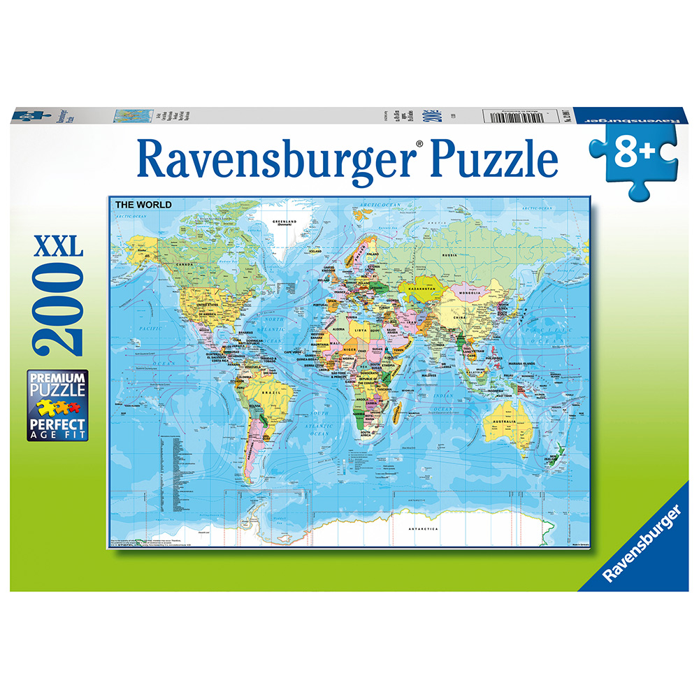 PUSLESPILL VERDENSKART 200P Ringo no puslespill-verdenskart-200p-ringo-no