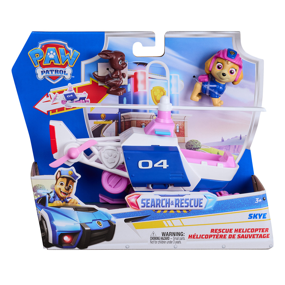 PAW PATROL DINO Rescue Skye's Deluxe Rev Up véhicule avec figurine PAW PATROL DINO Rescue Skye's Deluxe Rev Up véhicule avec figurine