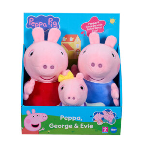 PEPPA PLUSH 3PK