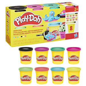 PLAY-DOH COMPOUND 8-PK VIBRANT 680G.