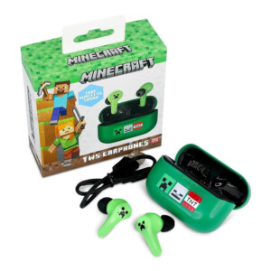 HODETELEFONER MINECRAFT IN-EAR TWS GRØNN