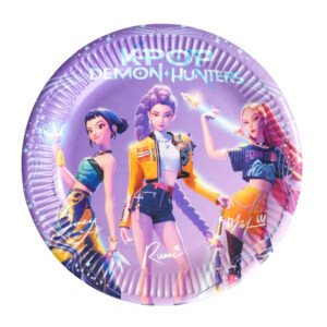 PAPER PLATE K-POP 23CM 8-P