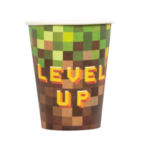PAPER CUP PIXEL LEVEL UP 8-P