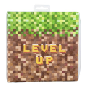 PAPER NAPKIN PIXEL LEVEL UP 33 X 33 CM 1