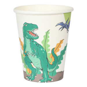 PAPER CUPS DINOSAUR 8-P