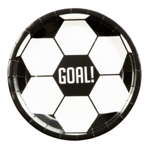 PAPER PLATE 23 CM FOOTBALL 8-P