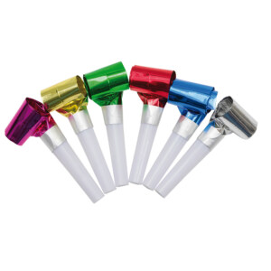 PARTY BLOW OUTS METALLIC MIX 6-P