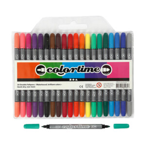 COLORTIME DOBBELTUSJ, STREK 2,3+3,6 MM,