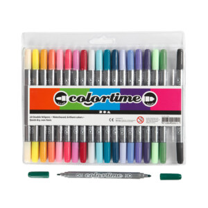 COLORTIME DOBBELTUSJ, STREK 2,3+3,6 MM,