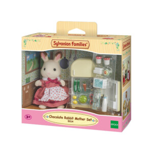 SYLVANIAN SETT MED MAMMA SJOKOLADEKANIN
