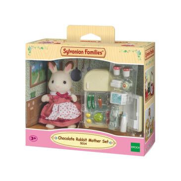SYLVANIAN SETT MED MAMMA SJOKOLADEKANIN