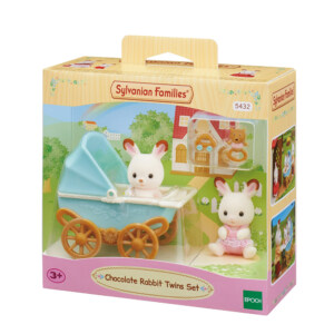 SYLVANIAN SETT MED SJOKOLADEKANIN-TVILLI