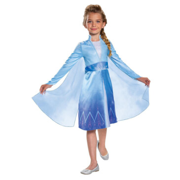 DISNEY FROZEN ELSA KOSTYME  (5-6 ÅR)