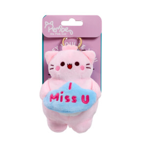 PEMBE PLUSH 15 CM KEYCHAINS ASST,